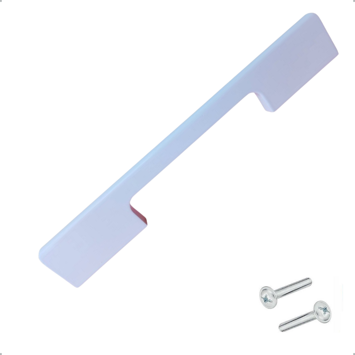 Handgreep Seattle 128 mm Aluminium Wit