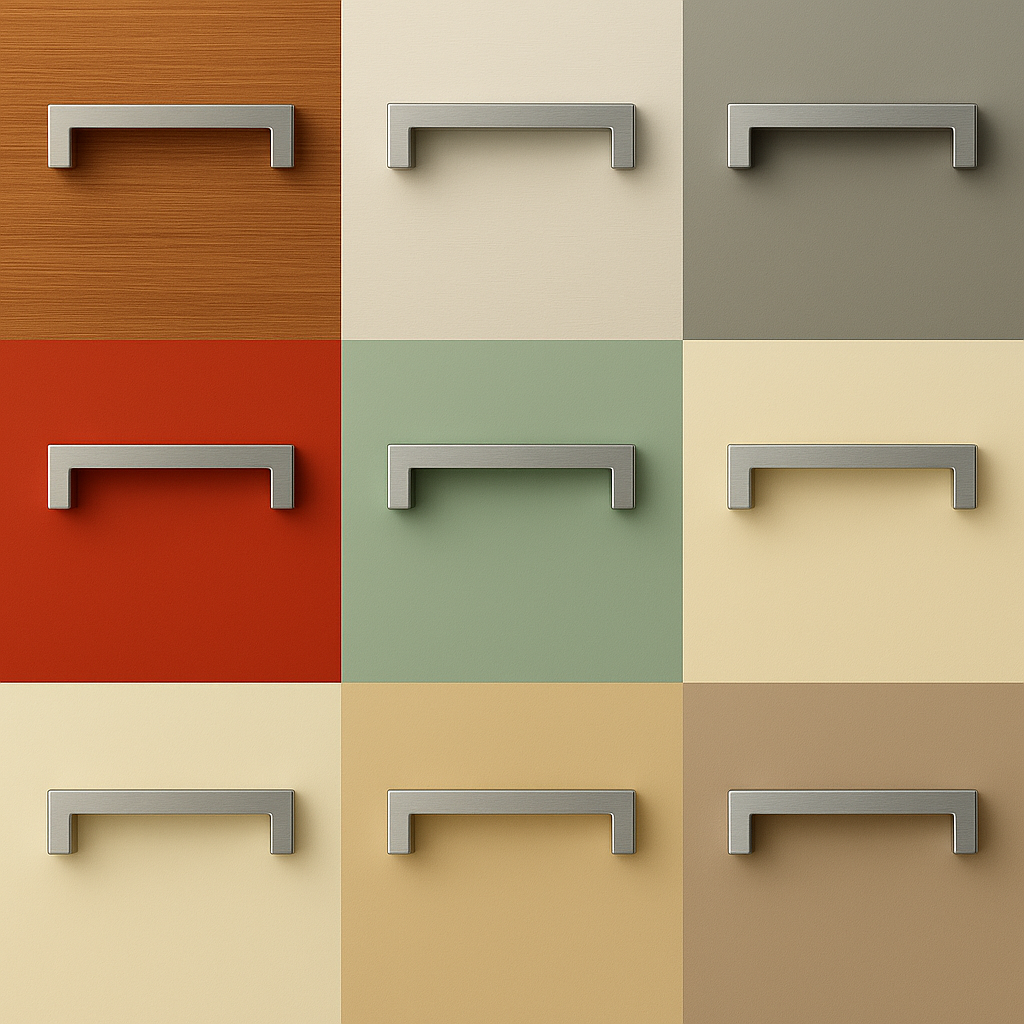 Handle Stainless steel 128 mm Modern
