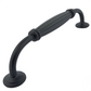 10x Handle / Furniture Handle Norfolk 128 mm Black