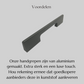 Handle design Black 128 mm