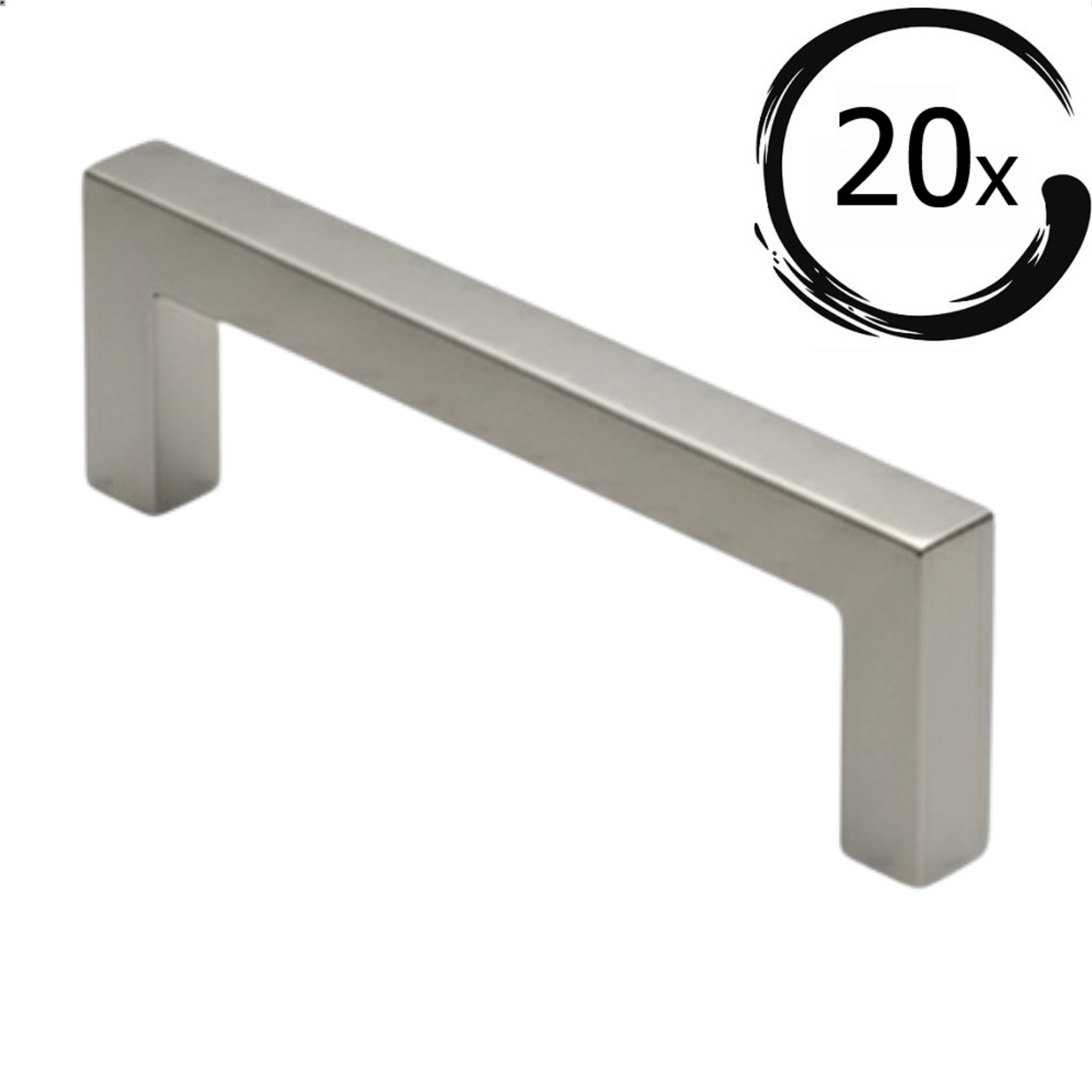 20X Handgreep Dallas 96 mm RVS