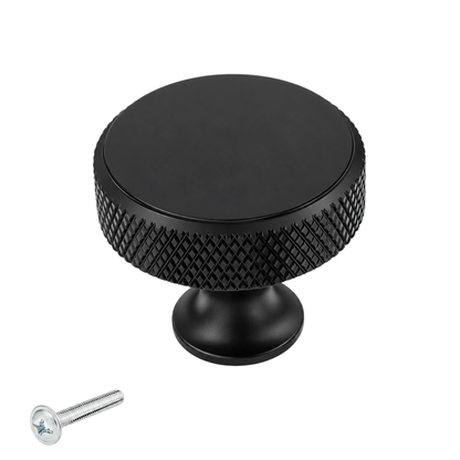 Türknauf 30 mm Aluminium Schwarz – Lowell