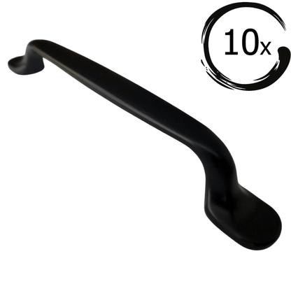 10X Handgreep Amarillo 128 mm Zwart