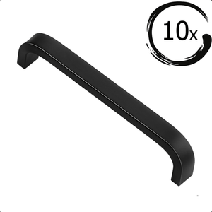 10X Handgreep York 160 mm Rvs Zwart