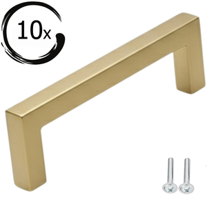 10X Handgreep Dallas 96 mm RVS Goud