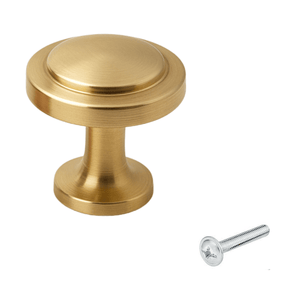 10X Deurknop Memphis 32 mm Goud