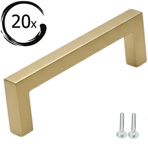 20X Dallas Handle 96 mm Stainless Steel Gold