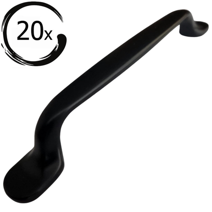 20x Amarillo Griff 128 mm Schwarz