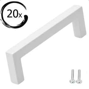 20X Handle Dallas 128 mm Stainless Steel White