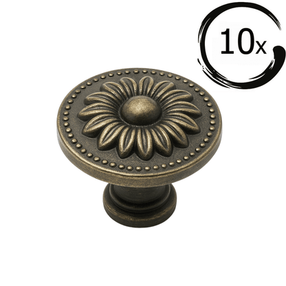 10X Meubelknop Orleans Brons