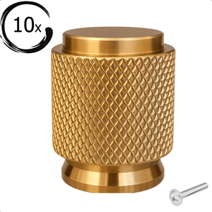 10X Deurknop 20mm Goud – Dodge - BY MJM - GMJ94-10
