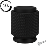 10X Deurknop 20mm Zwart – Dodge - BY MJM - GMJ95-10