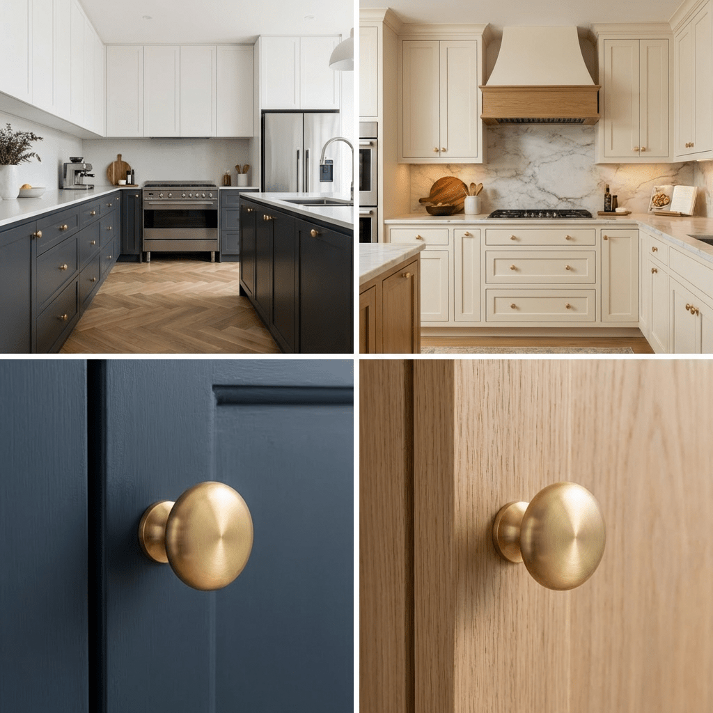 10X Deurknop 27mm Goud – Macon - BY MJM - GMJ26-10