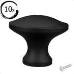 10X Deurknop 32mm Zwart – Rapid - BY MJM - GMJ93-10