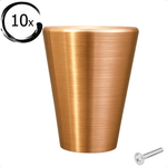 10X Deurknop / Meubelknop Akron Goud - BY MJM - GMJ71-10