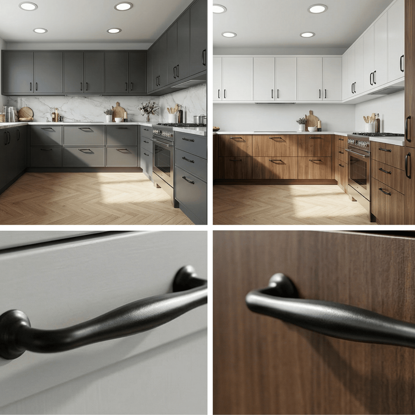 10X Handgreep 128mm Zwart – Laredo - BY MJM - GMJ48-10