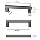 Handle Black 128 mm Modern