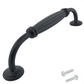 10x Handle / Furniture Handle Norfolk 128 mm Black