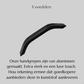Handle Modern black matt 128 MM