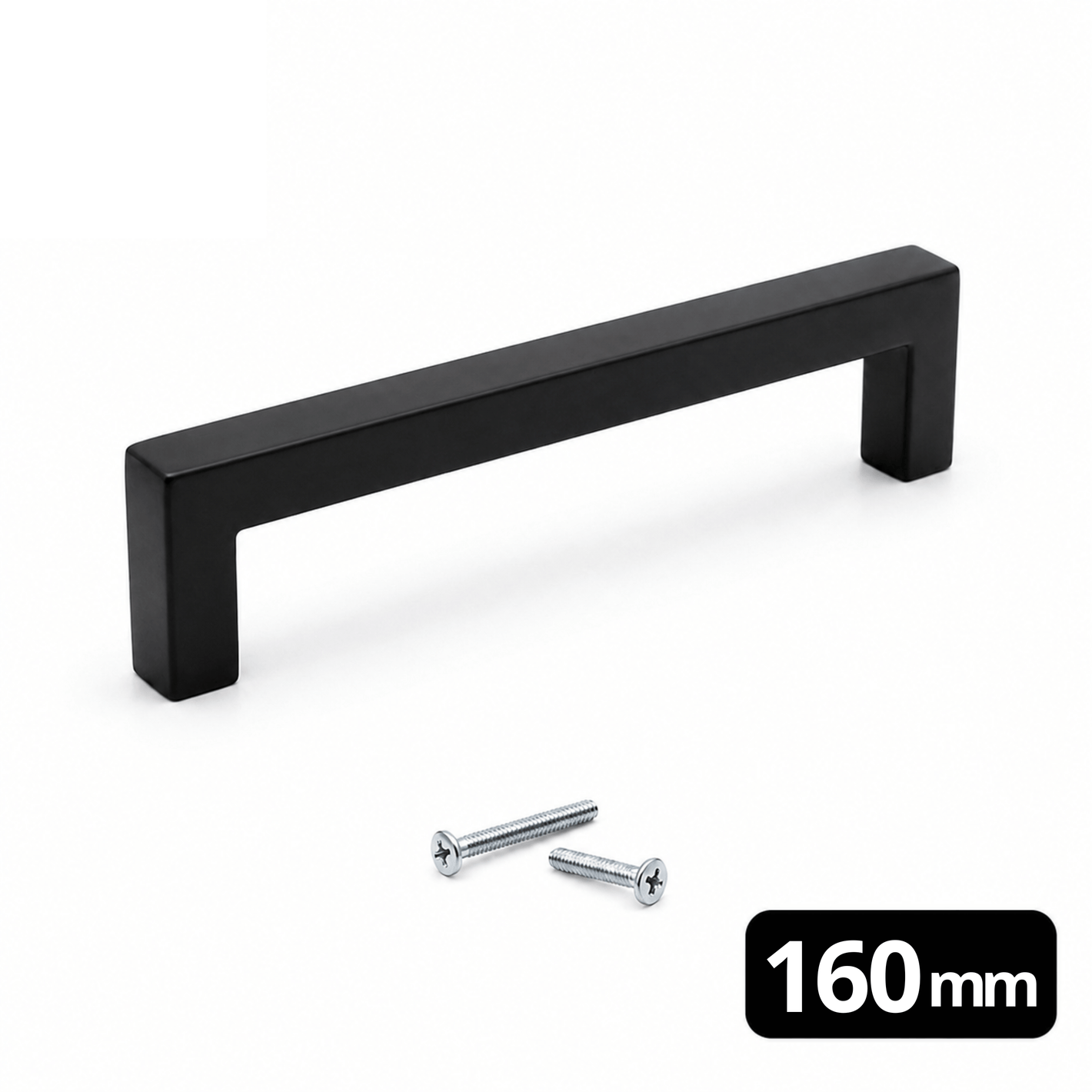 Handle Black 160 mm Modern