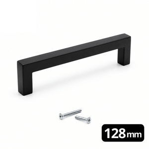 Handle 128mm Stainless Steel Black – Dallas