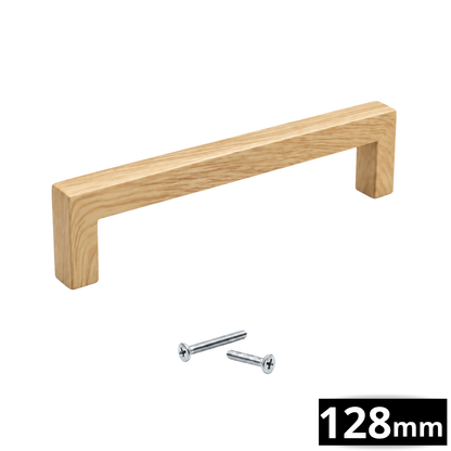 Handgreep 128mm RVS Eiken Look – Hickory