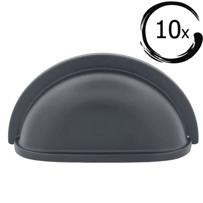 10X Komgreep Columbia 76 mm Zwart