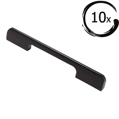 10 Handgreep Seattle 160 mm Aluminium Zwart