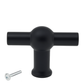 Door knob Kansas 48 mm Black
