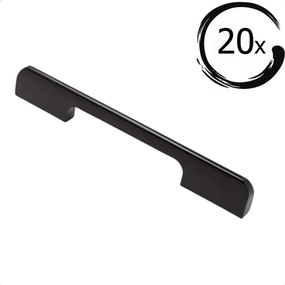 20X Handgreep Seattle 128 / 160  mm Aluminium Zwart