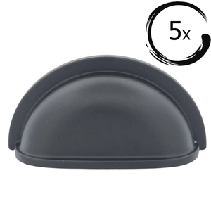 5X Komgreep Columbia 76 mm Zwart