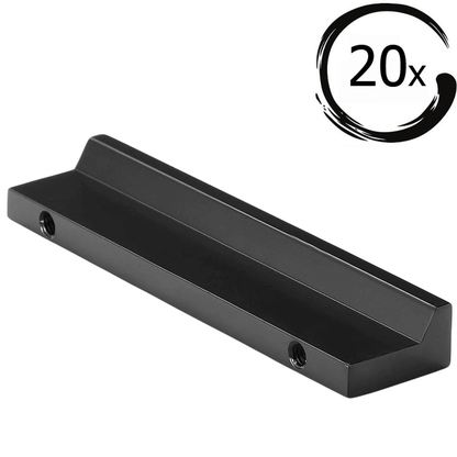20X Handgreep Reno 128 mm Aluminium Zwart