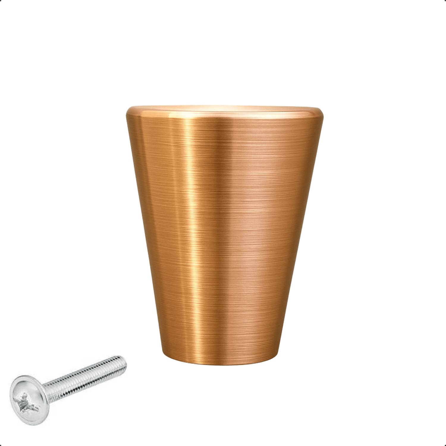 20X Deurknop 19mm Goud – Akron - BY MJM - GMJ71-20