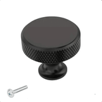 20X Deurknop 30mm Aluminium Zwart – Lowell - BY MJM - GMJ103-20