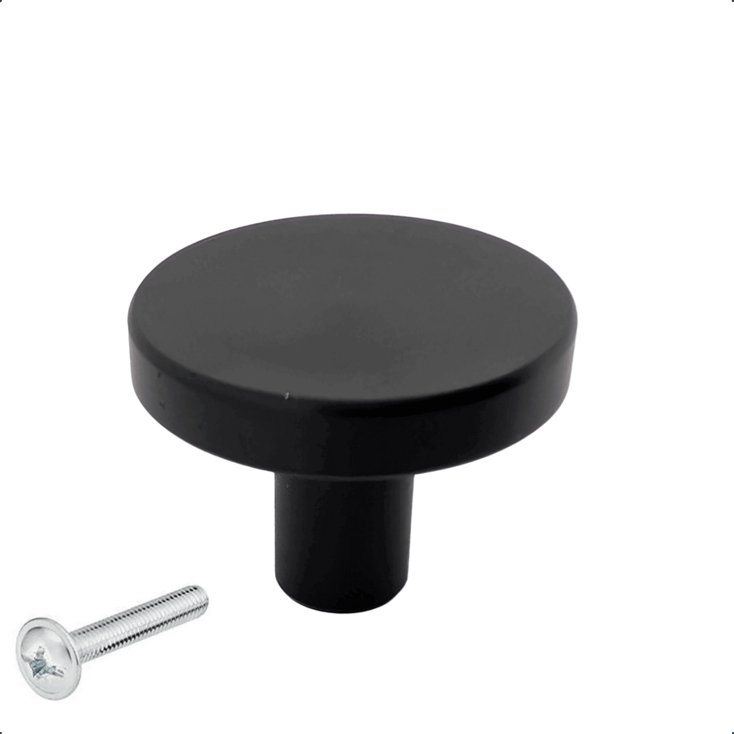 20X Deurknop 30mm Zwart – Harbor - BY MJM - GMJ91-20