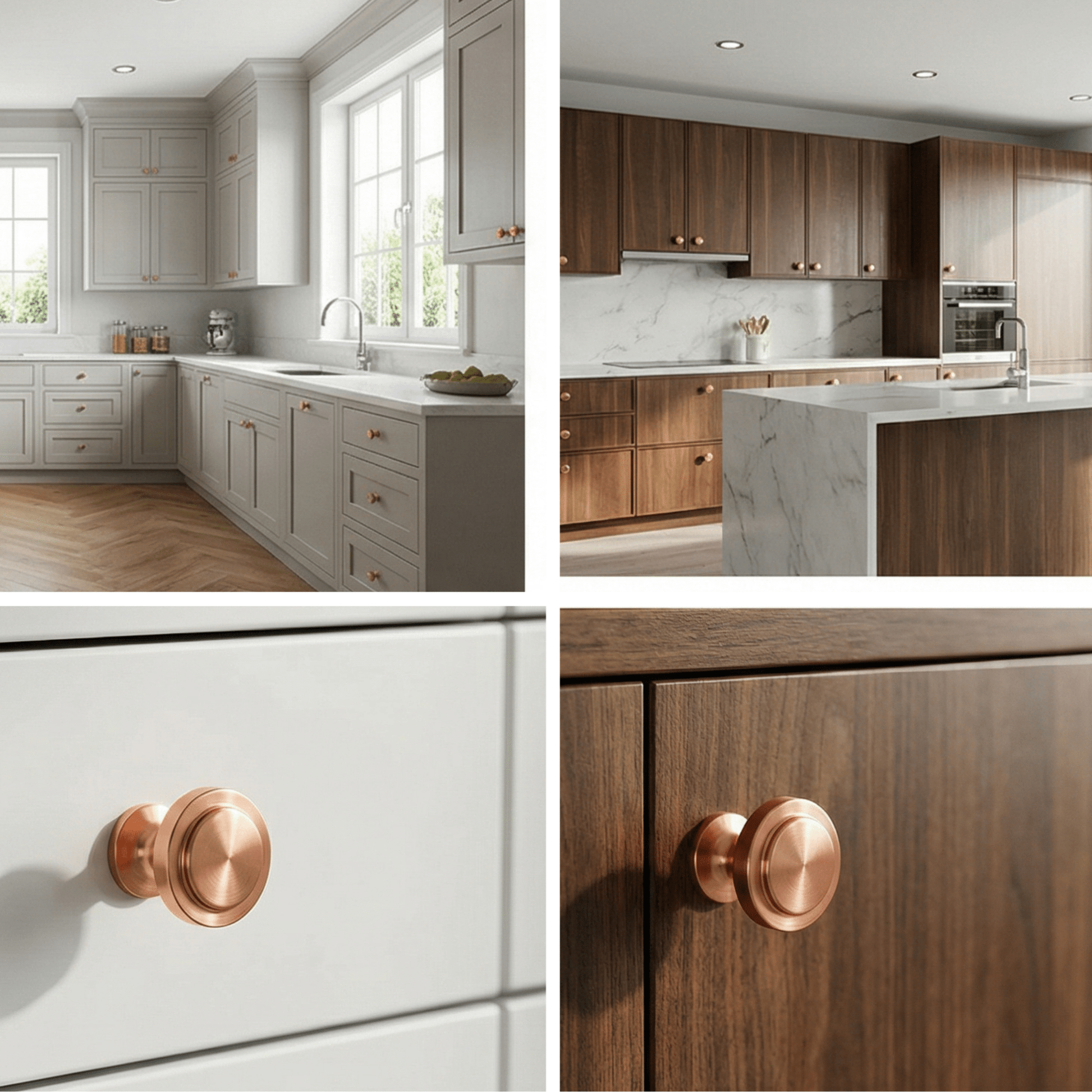 20X Deurknop 32mm Rose Goud – Memphis - BY MJM - GMJ25-20