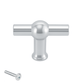 20X Deurknop 48mm Chroom – Kansas T - greep - BY MJM - GMJ54-20