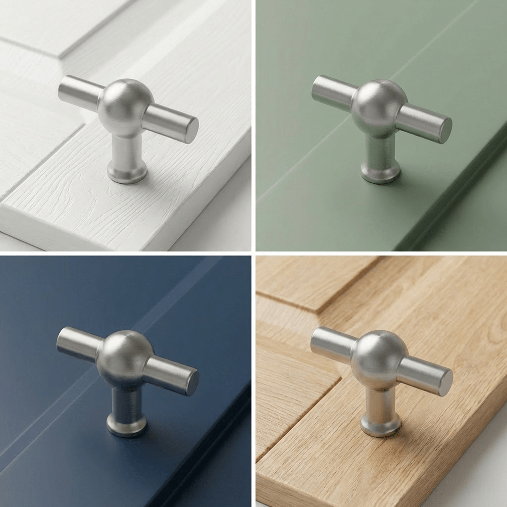 20X Deurknop 48mm RVS – Kansas T - greep - BY MJM - GMJ53-20