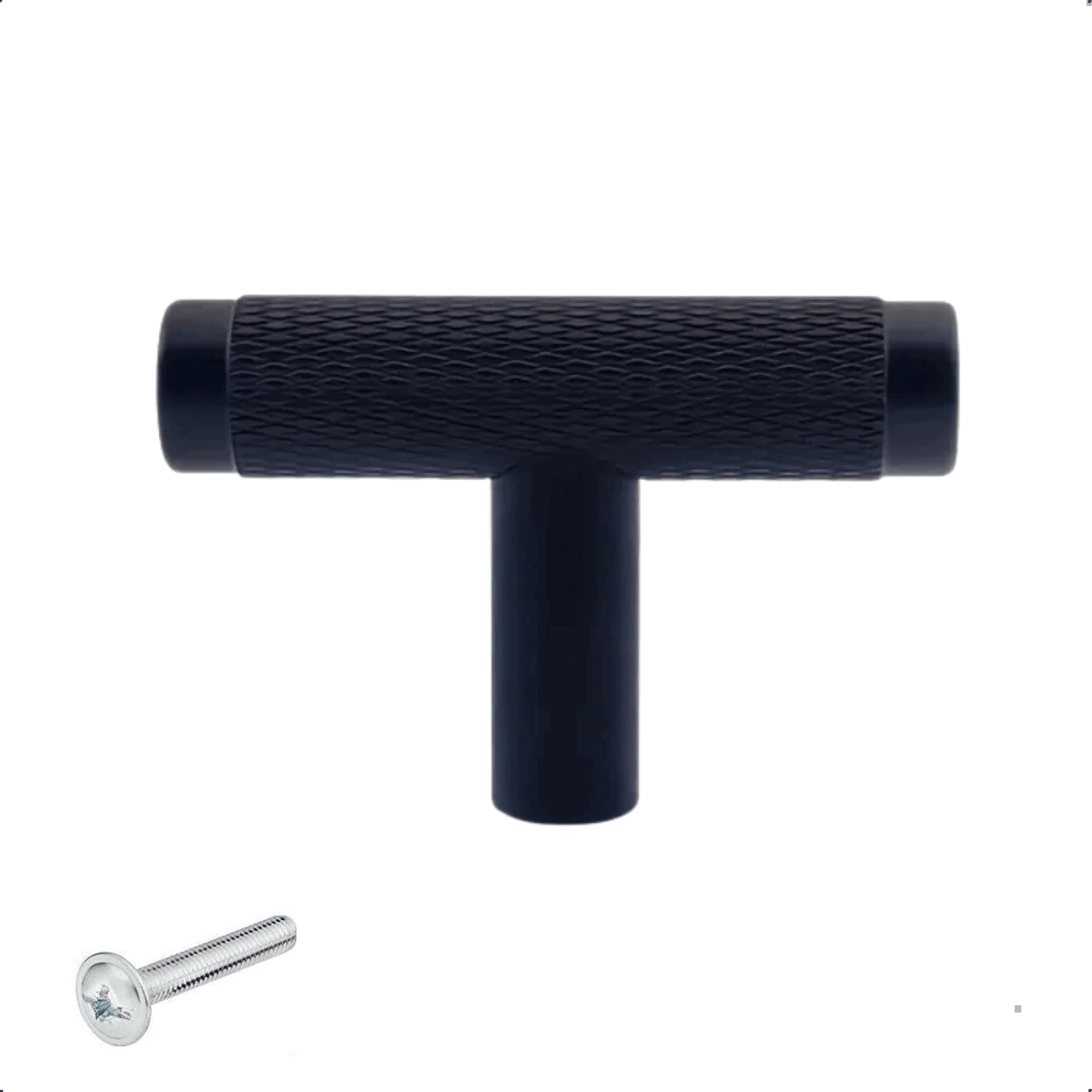 20X Deurknop 50mm Aluminium Zwart – Waco - BY MJM - GMJ101-20