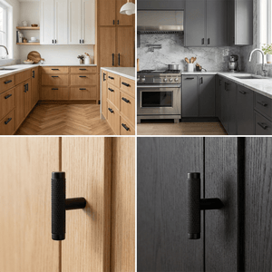 20X Deurknop 50mm Aluminium Zwart – Waco - BY MJM - GMJ101-20