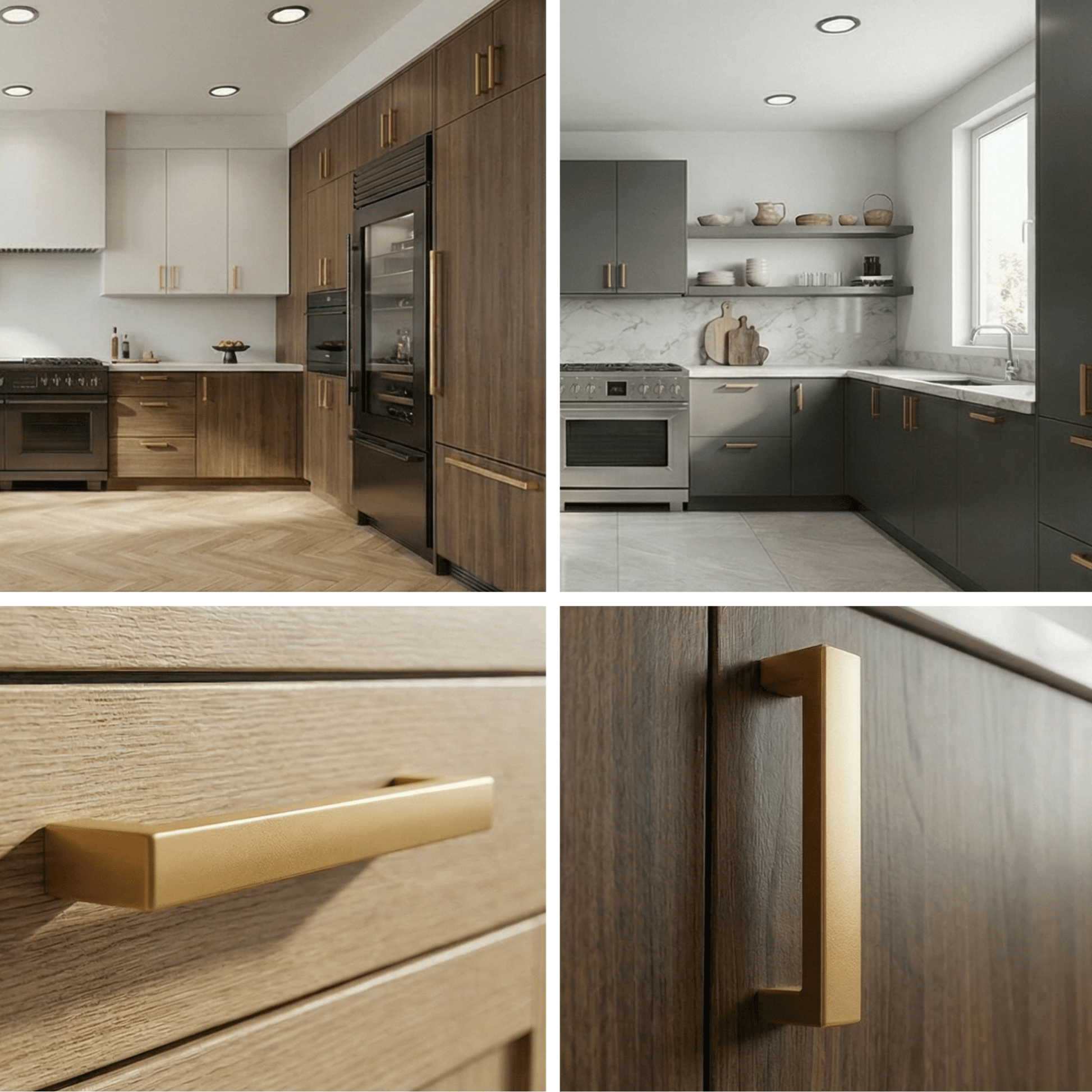 20X Handgreep 128mm RVS Goud – Atlanta - BY MJM - GMJ74-20