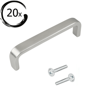 20X Handgreep 128mm RVS – Tampa - BY MJM - GMJ19-20