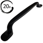 20X Handgreep 128mm Zwart – Amarillo - BY MJM - GMJ44-20