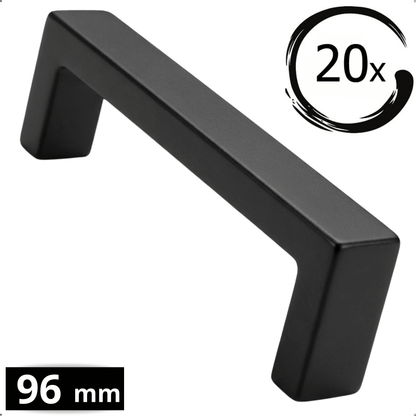 20X Handgreep 96mm RVS Zwart – Atlanta - BY MJM - GMJ55-20