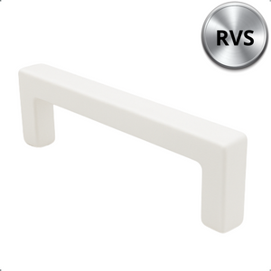 Handgreep Dallas 128 mm RVS Wit