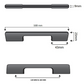 Handle Black 160 mm Design