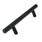 10x Handle / Furniture Handle Denver 128 mm Stainless Steel Black