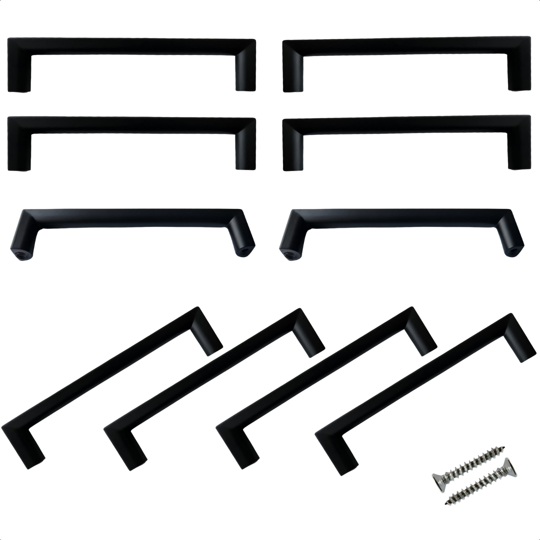 Aurora 128 mm kunststof Zwart Set 10