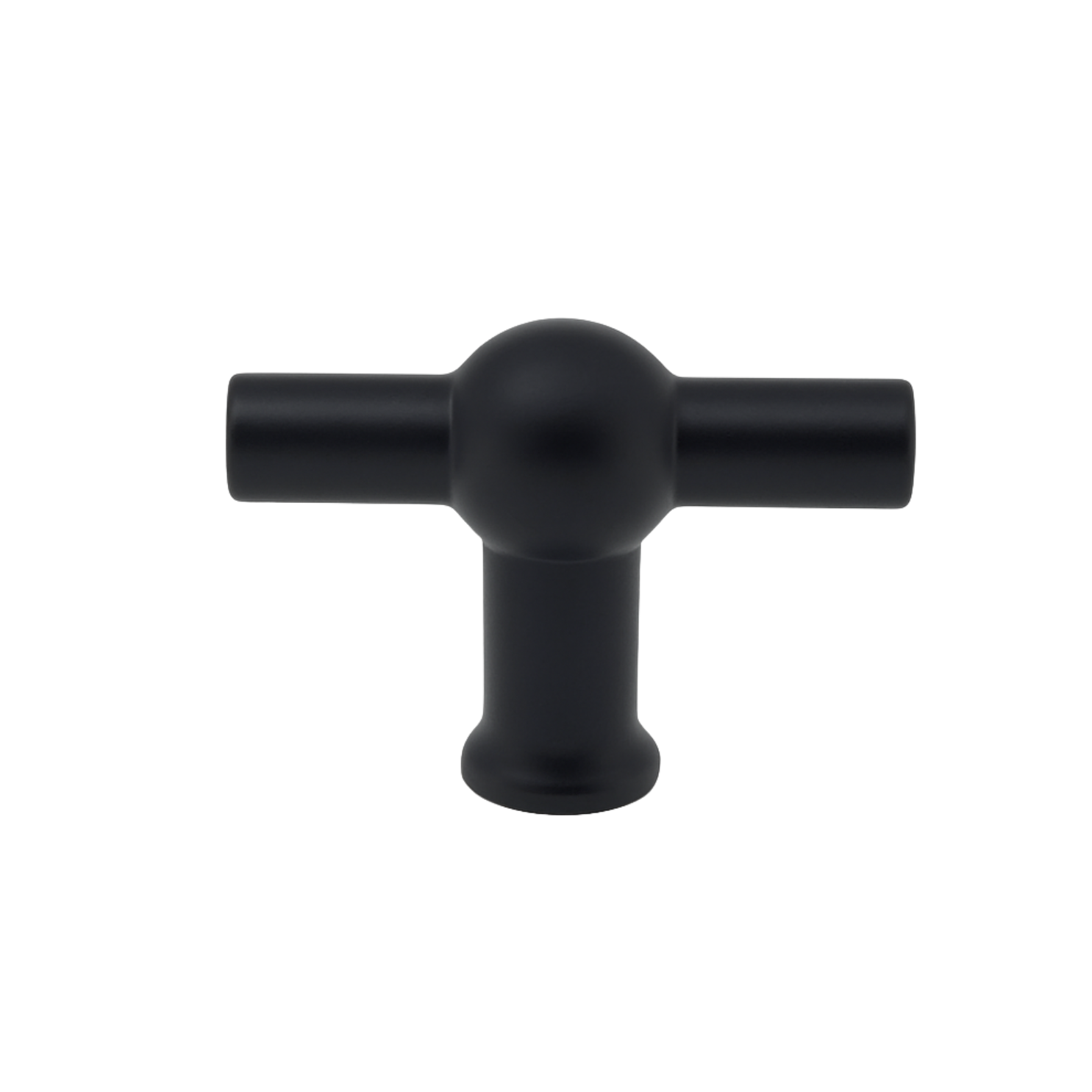 Furniture knob T-Handle black