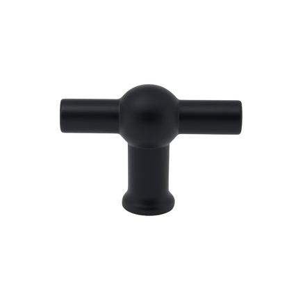 Furniture knob T-Handle black